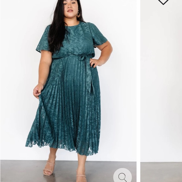 Baltic born pleated midi dress - Picture 3 of 4